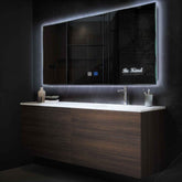 Espejo LED Rectangular | Botones táctiles | Función antivaho | Luz blanca fría - Reyze Seria Motivated Model 6